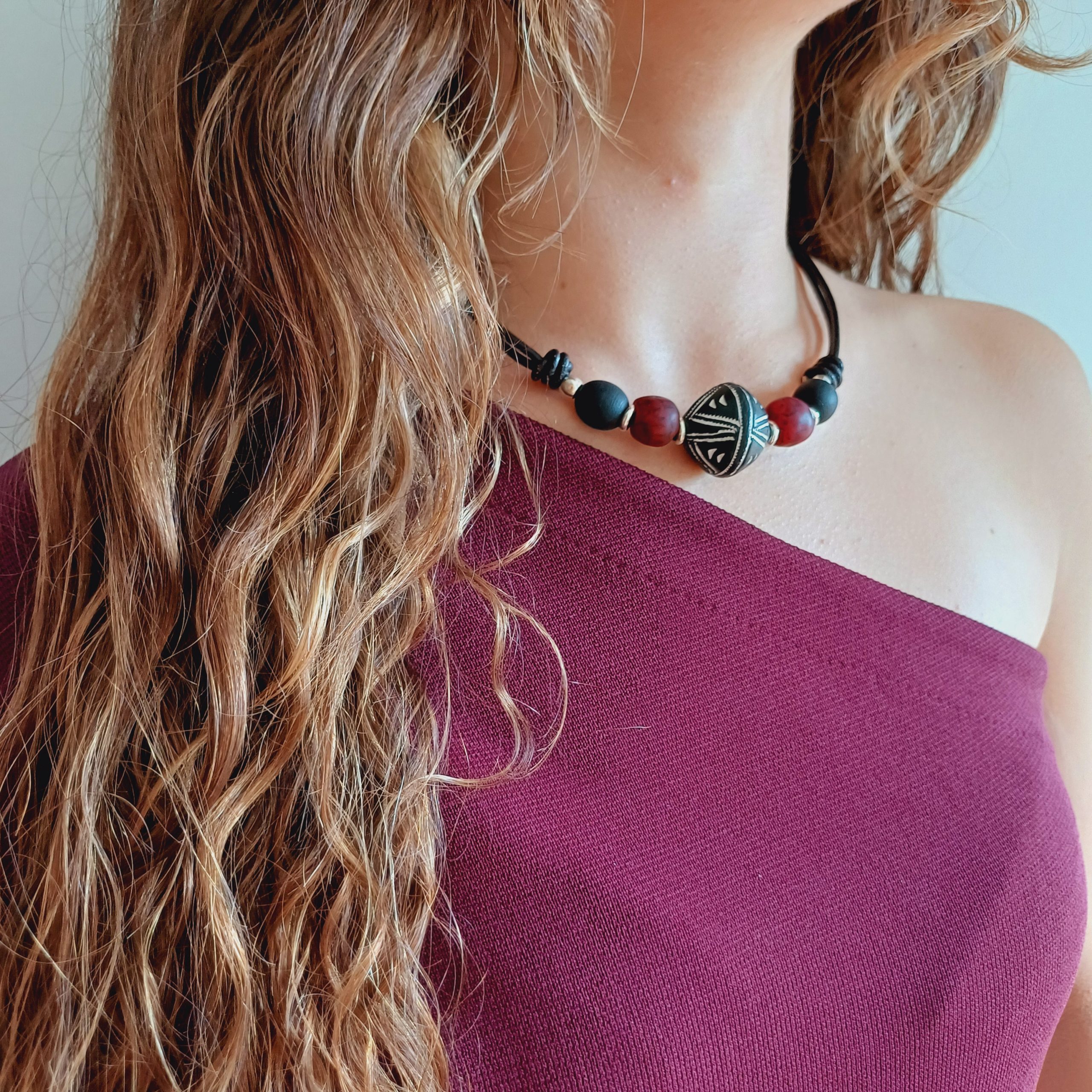Collar Cuentas Africanas - Imagen 4