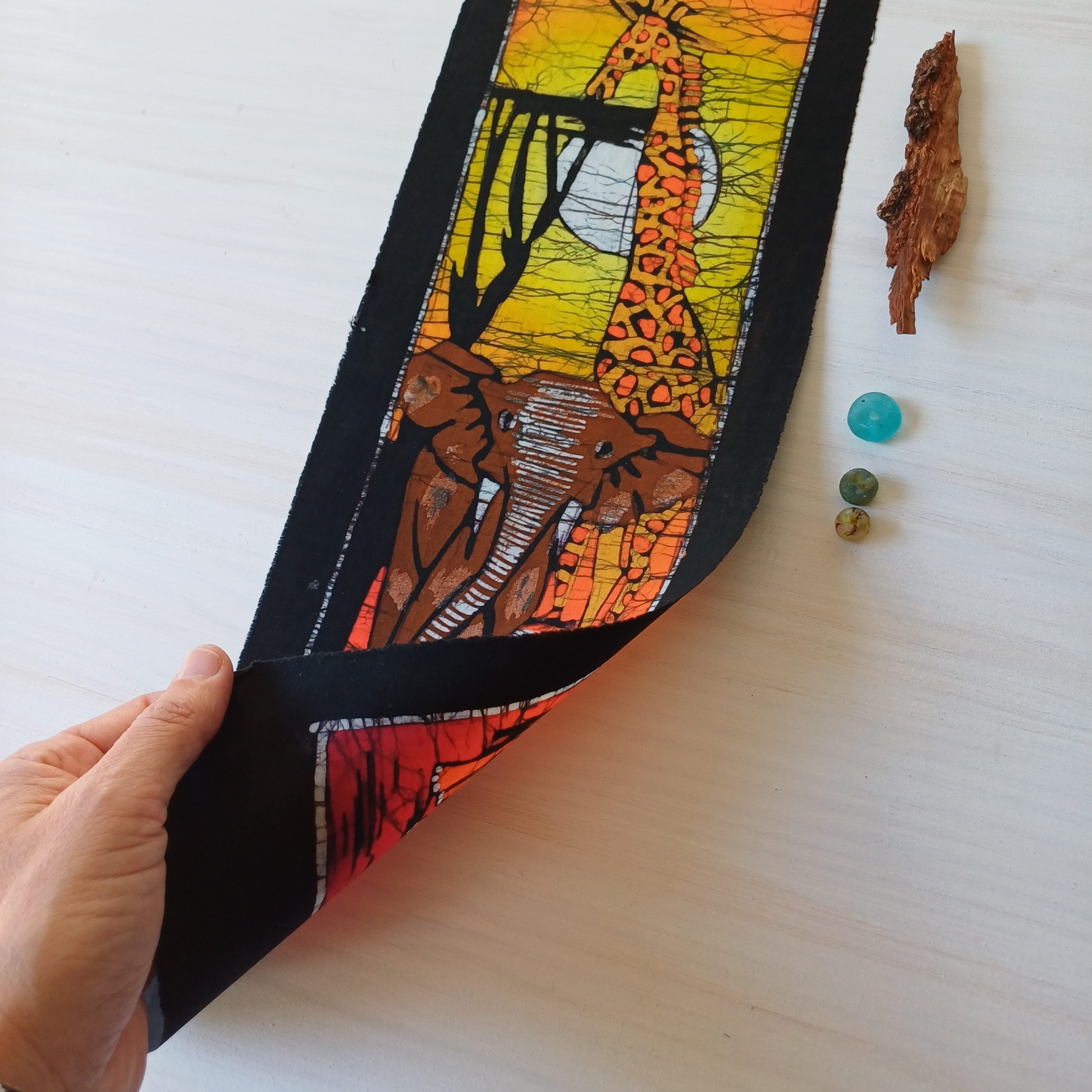 Batik Mozambique 20x60 Elefante, Jirafa - Imagen 4