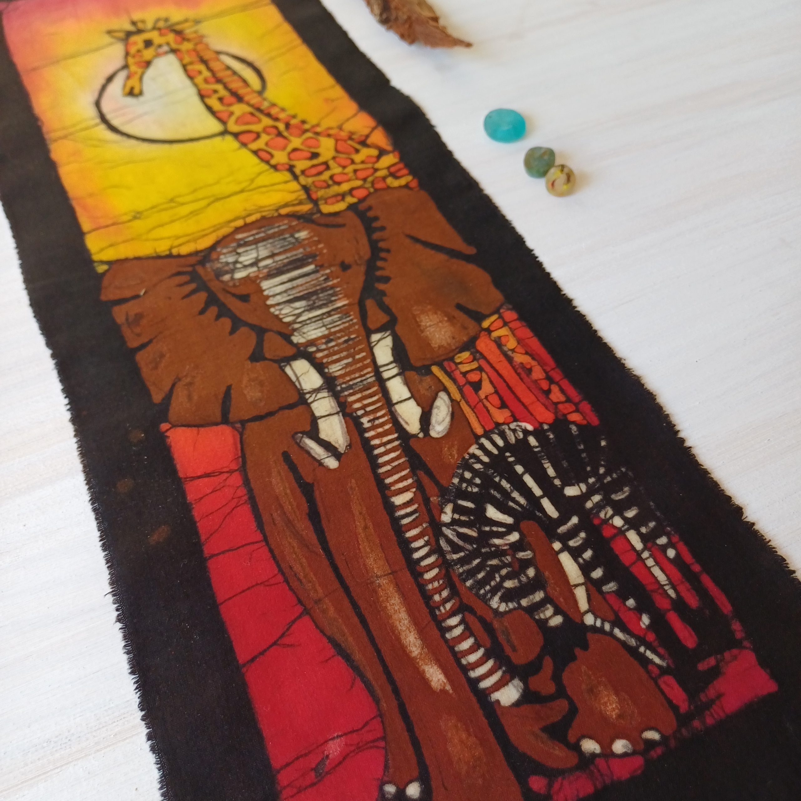Batik Mozambique 20x60 Jirafa, Elefante - Imagen 4