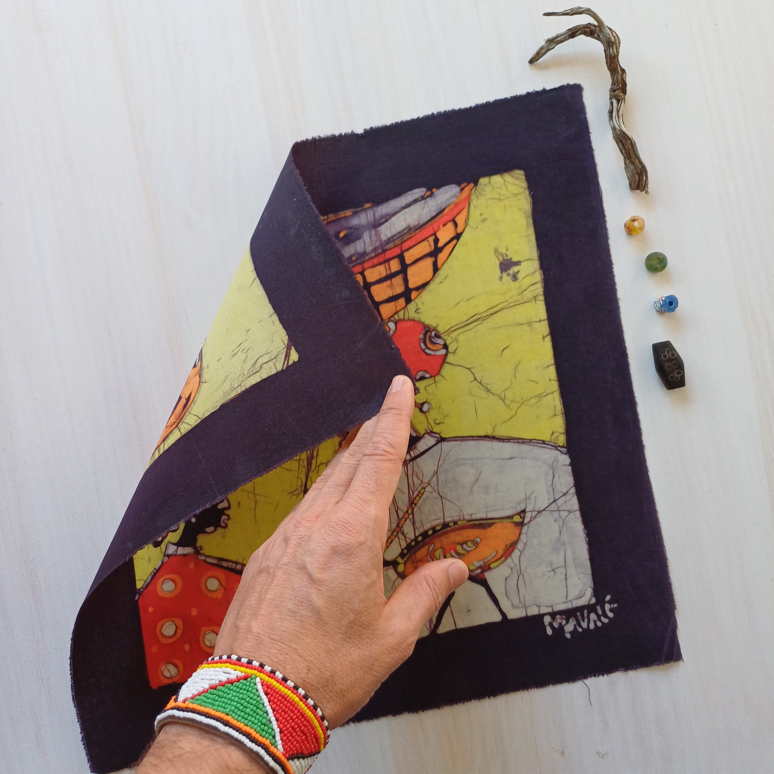 Batik Mozambique 40x40 Caras - Imagen 4