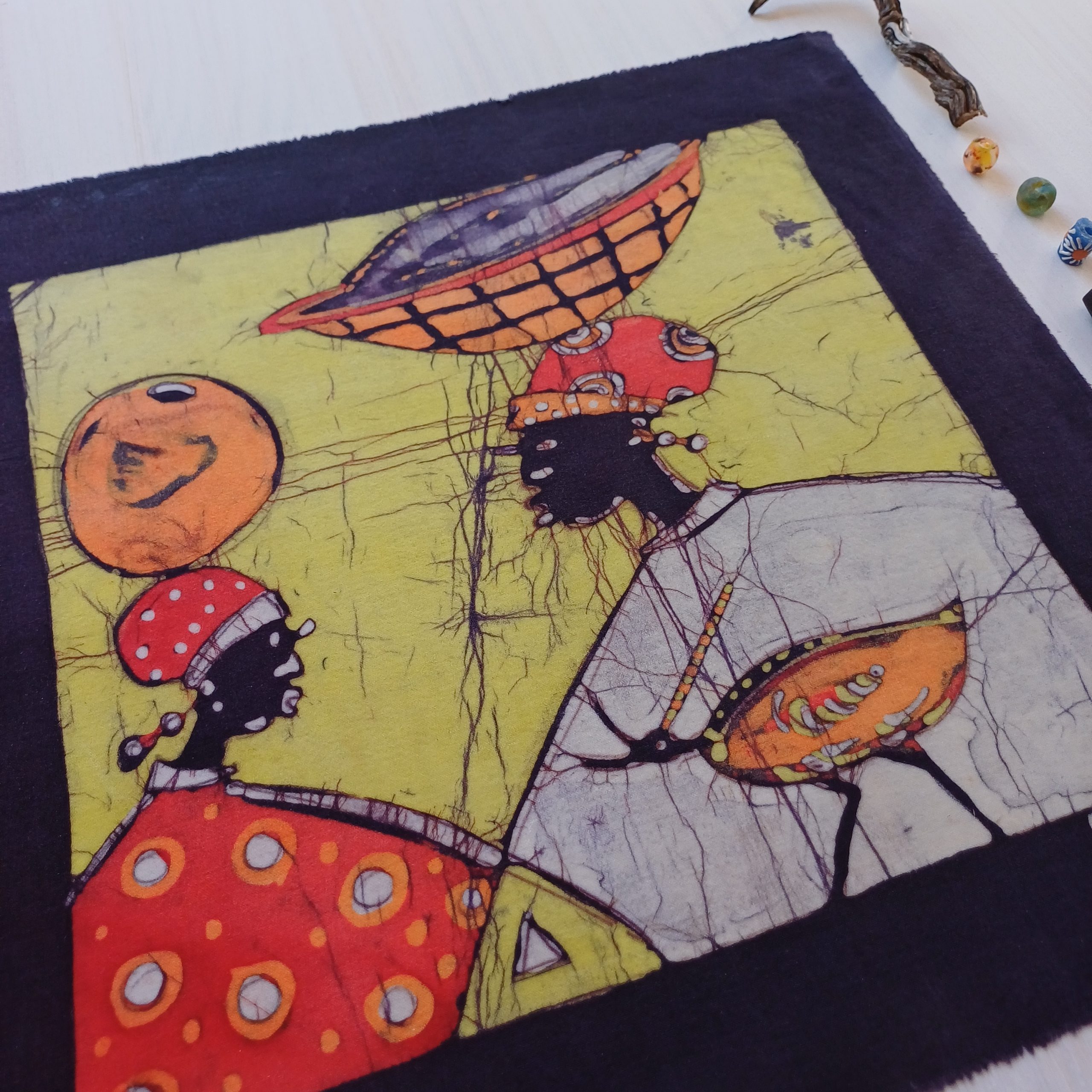 Batik Mozambique 40x40 Caras - Imagen 5