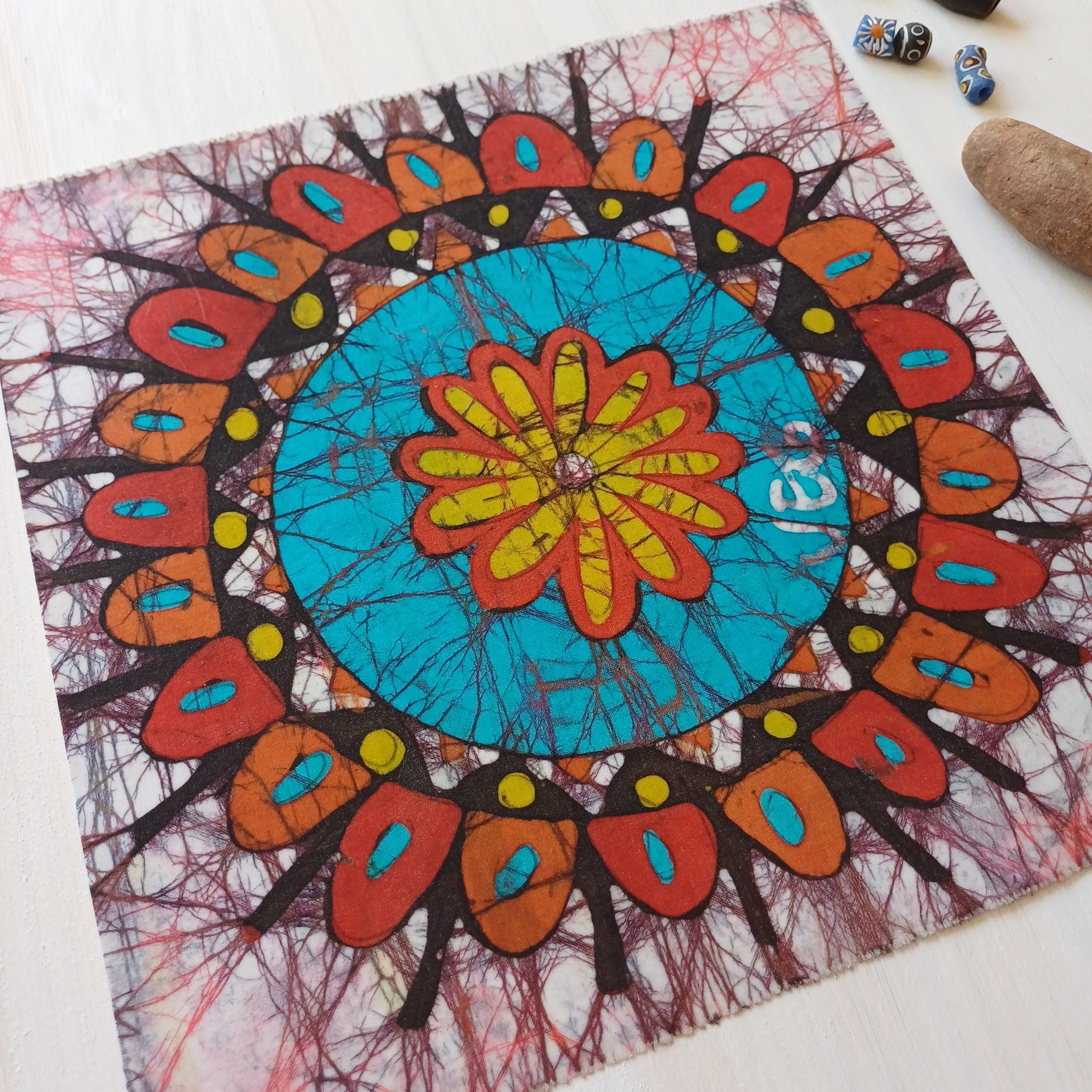 Batik Mozambique 30x30 Mandala - Imagen 5
