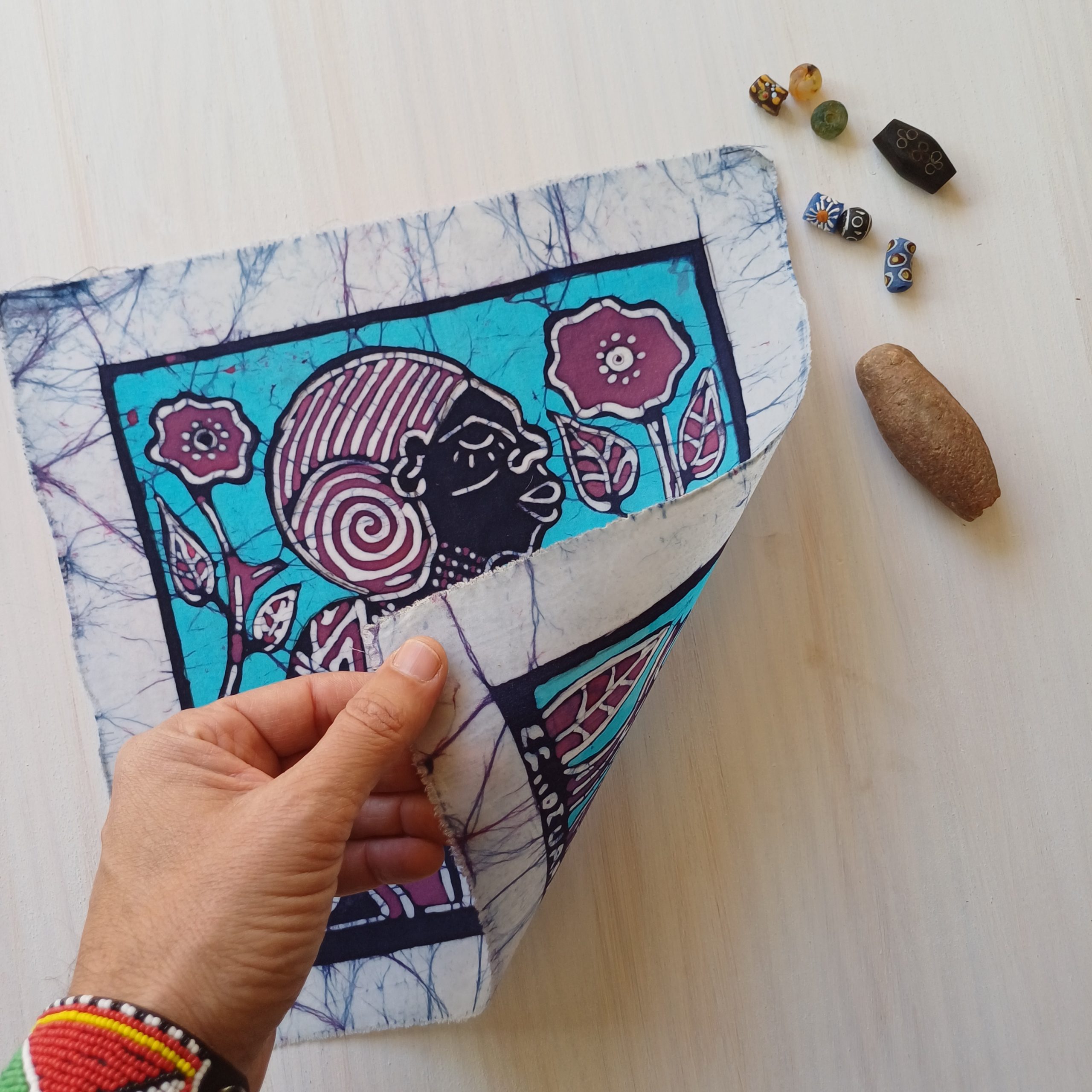 Batik Mozambique 30x30 Cara - Imagen 5
