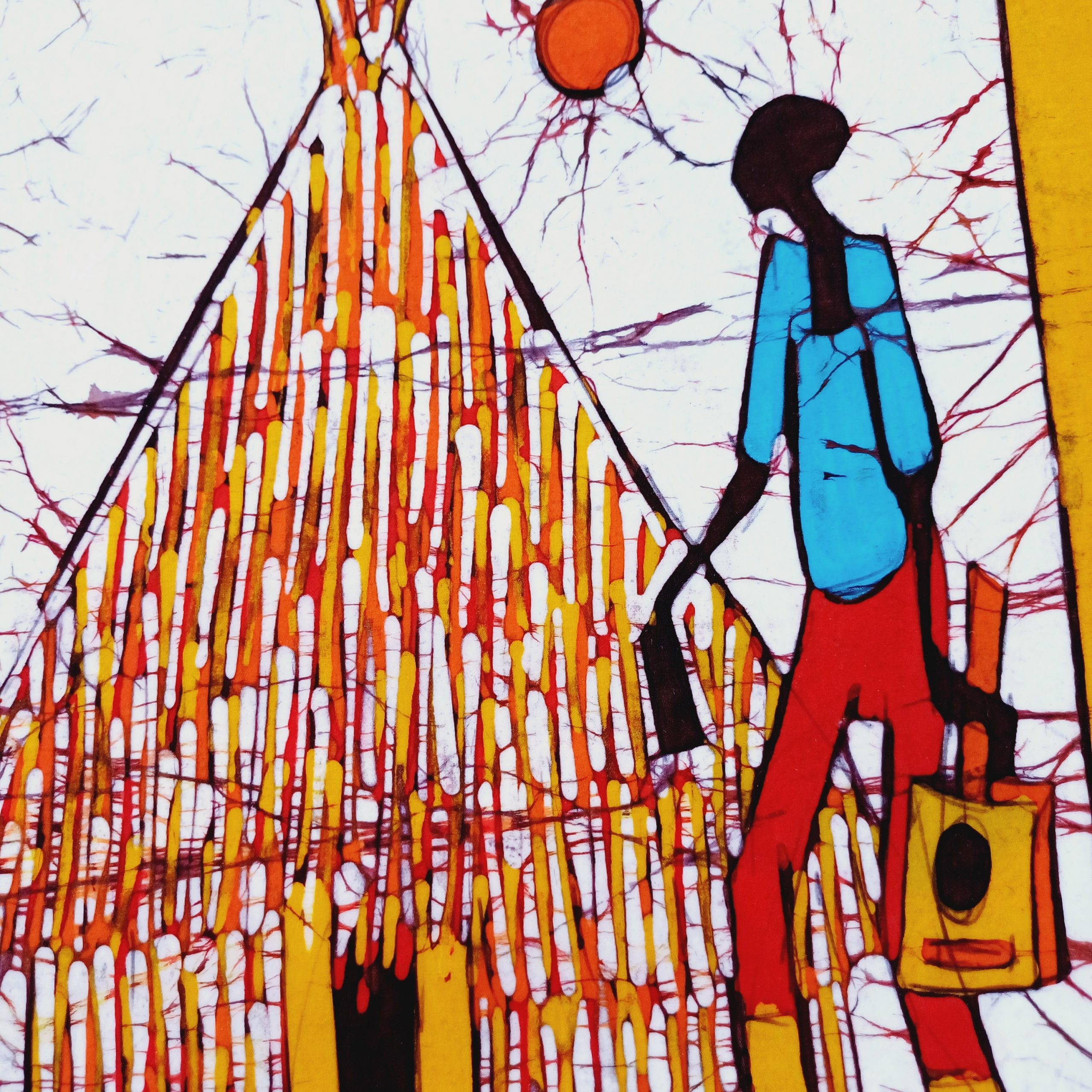 Batik Mozambique 30x80 Aldea - Imagen 5