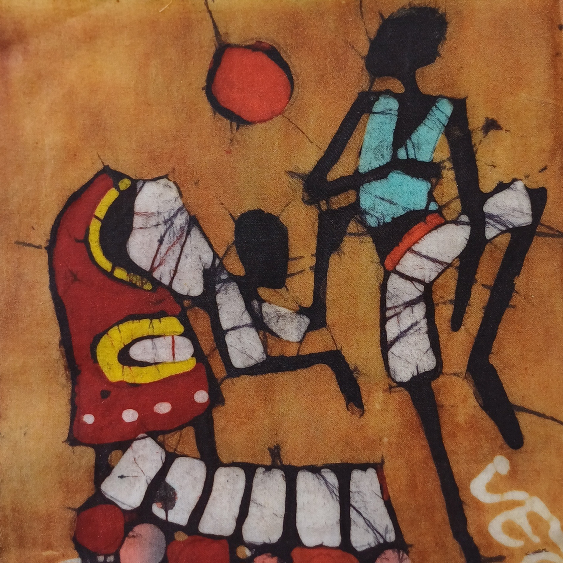 Batik Mozambique 130x50 Danza - Imagen 5