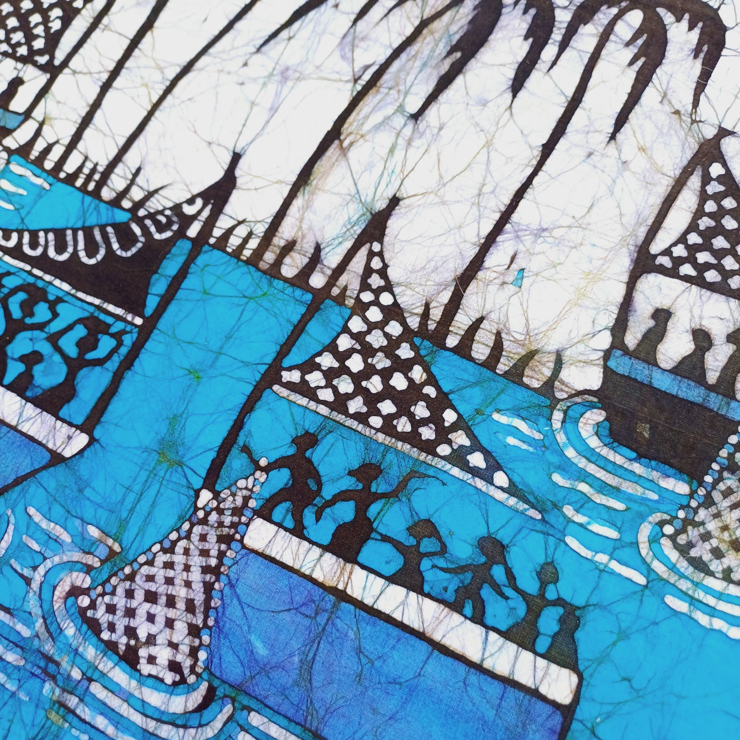 Batik Mozambique 130x50 Pesca - Imagen 4