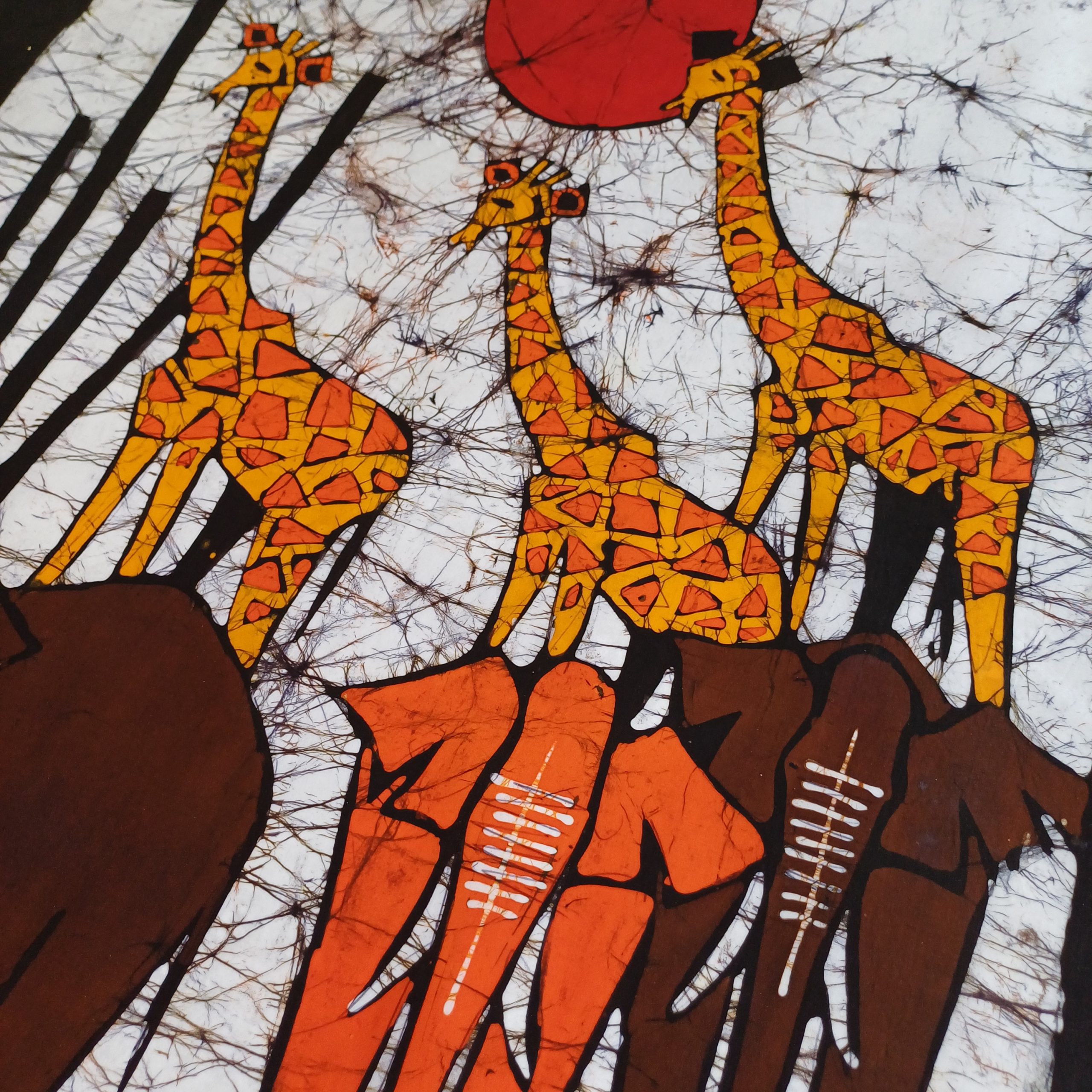 Batik Mozambique 80x110 Elefantes - Imagen 5