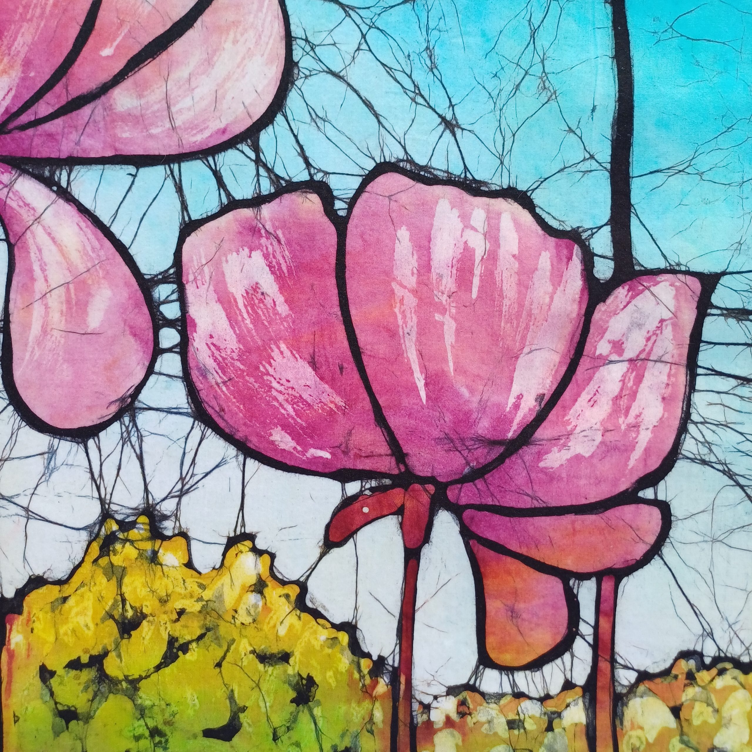 Batik Mozambique 60x90 Flores - Imagen 4