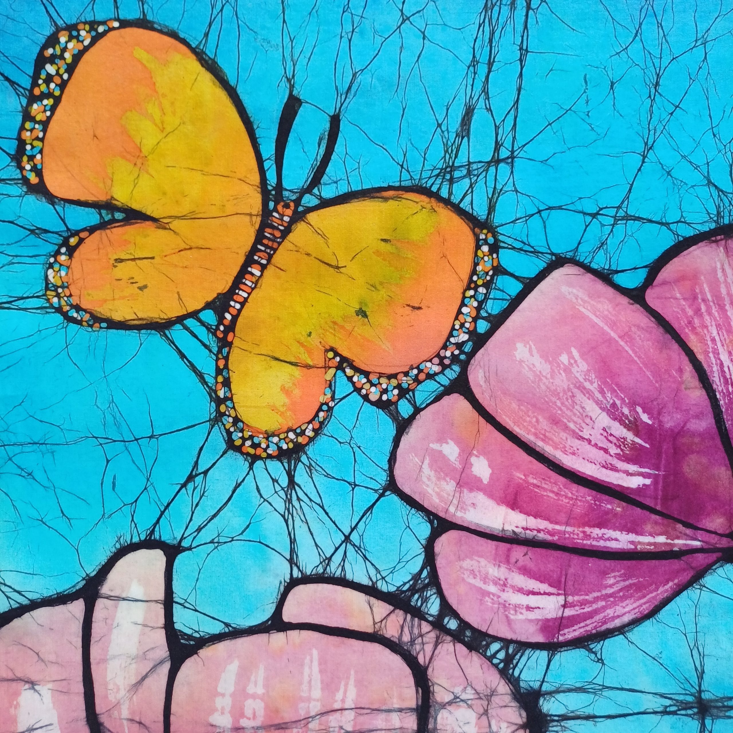 Batik Mozambique 60x90 Flores - Imagen 5