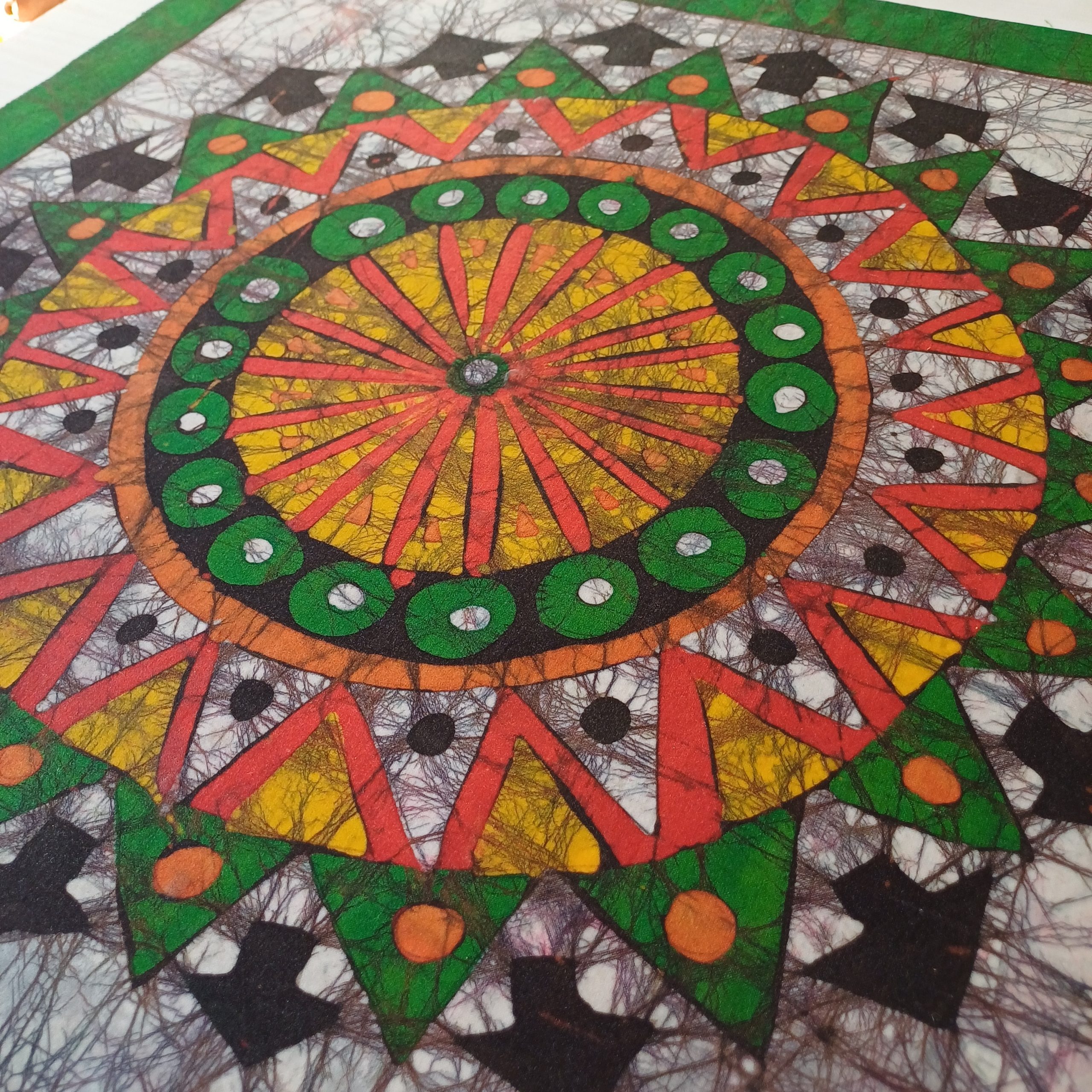 Batik Mozambique 70x70 mandala - Imagen 3