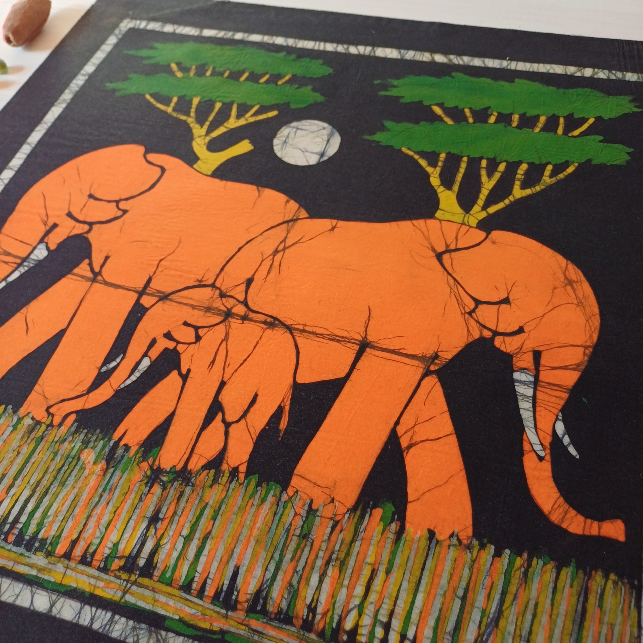 Batik Mozambique 60x60 animales - Imagen 4