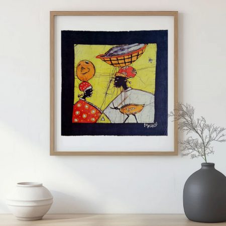 Batik Mozambique 40x40 Caras