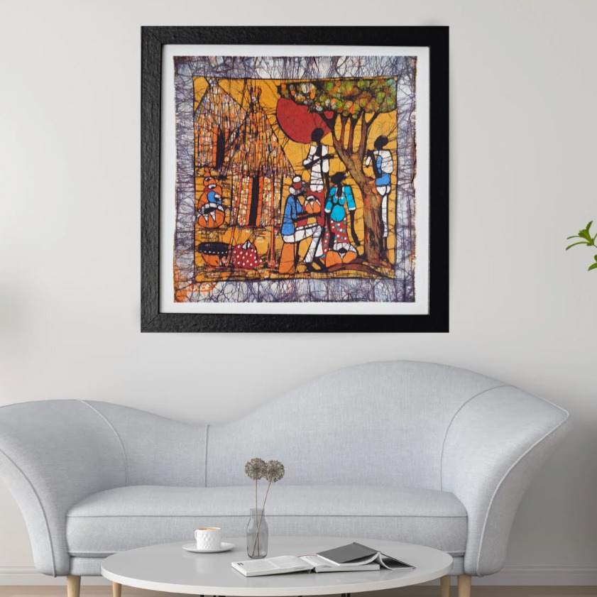 Batik Mozambique 50x50 Aldea - Imagen 2