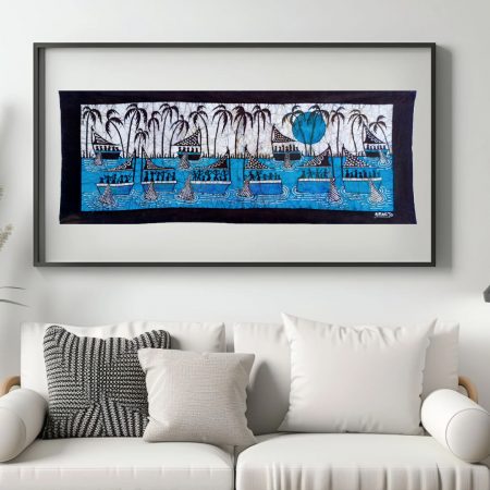 Batik Mozambique 130x50 Pesca