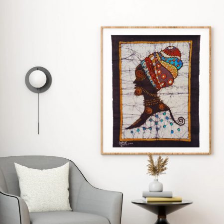 Batik Mozambique 60x90 Cara Mujer