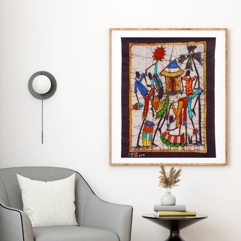Batik Mozambique 60x90 Danza - Imagen 2