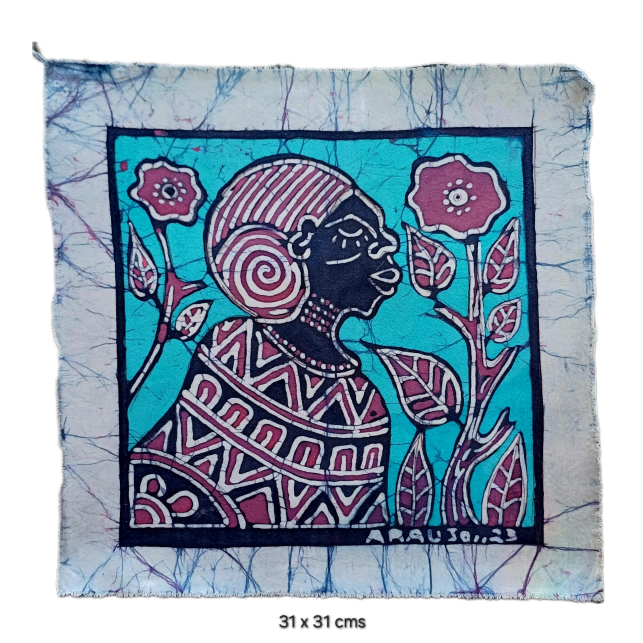 Batik Mozambique 30x30 Cara - Imagen 3