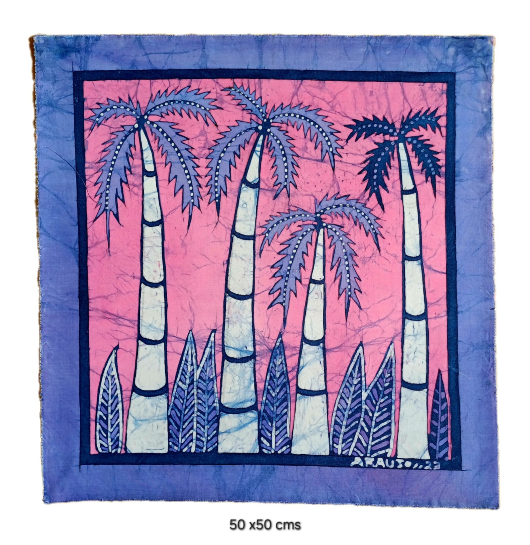 Batik Mozambique 50x50 vegetación - Imagen 3