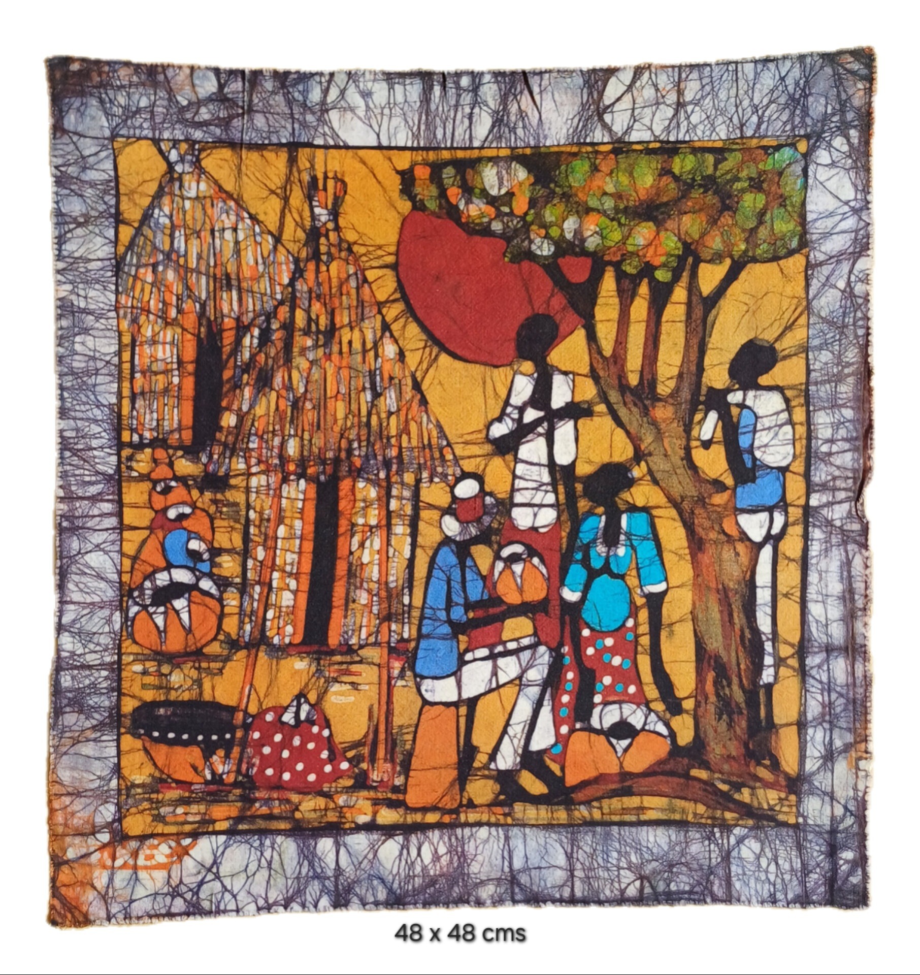 Batik Mozambique 50x50 Aldea - Imagen 5