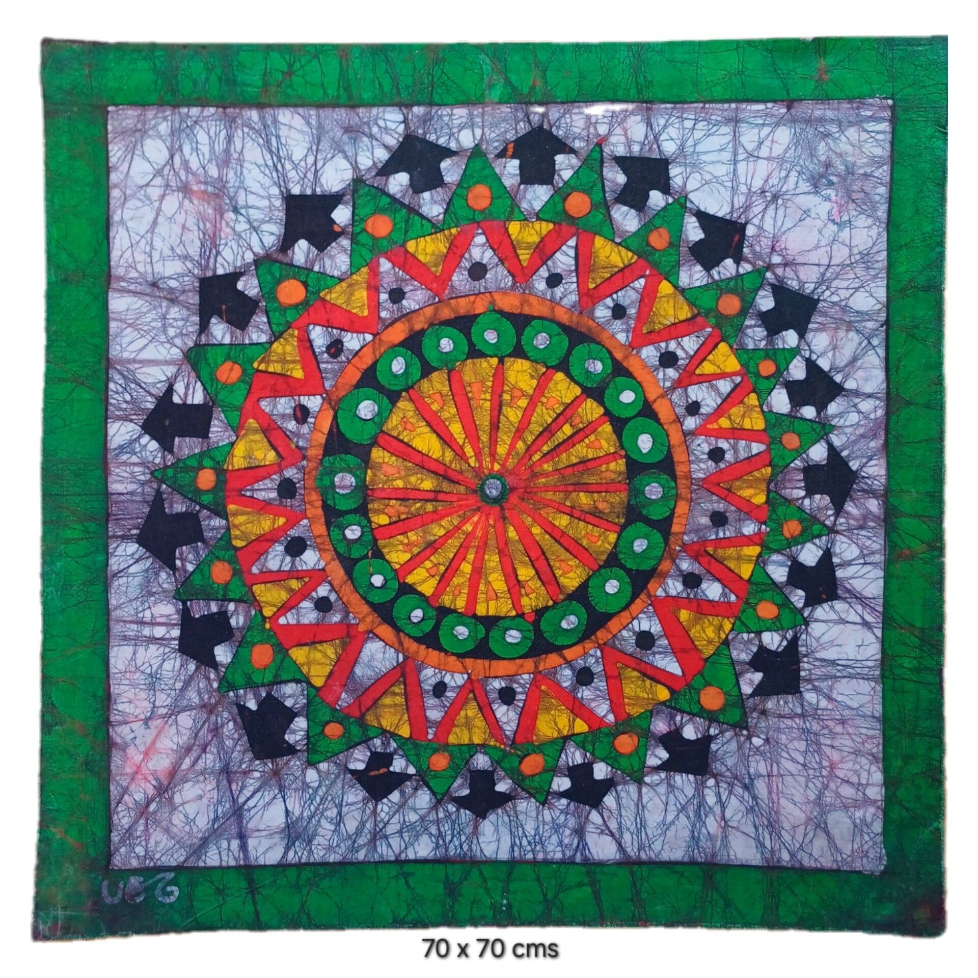 Batik Mozambique 70x70 mandala - Imagen 5