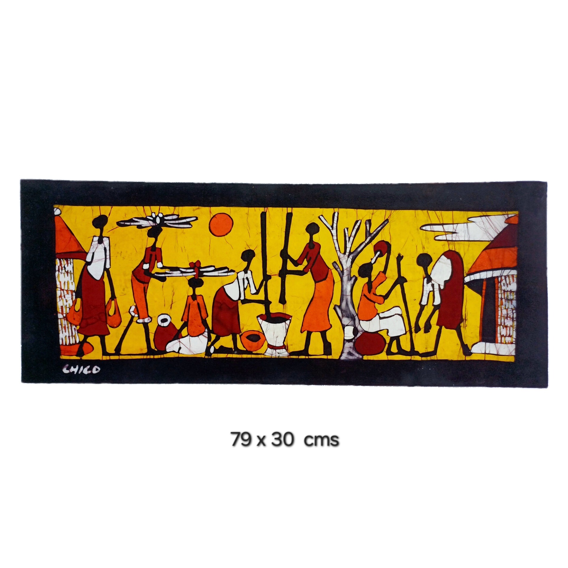 Batik Mozambique 80x30 Aldea - Imagen 3