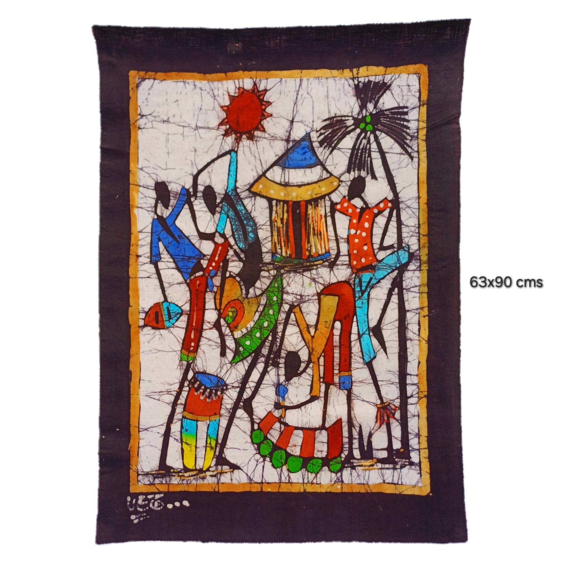 Batik Mozambique 60x90 Danza - Imagen 3