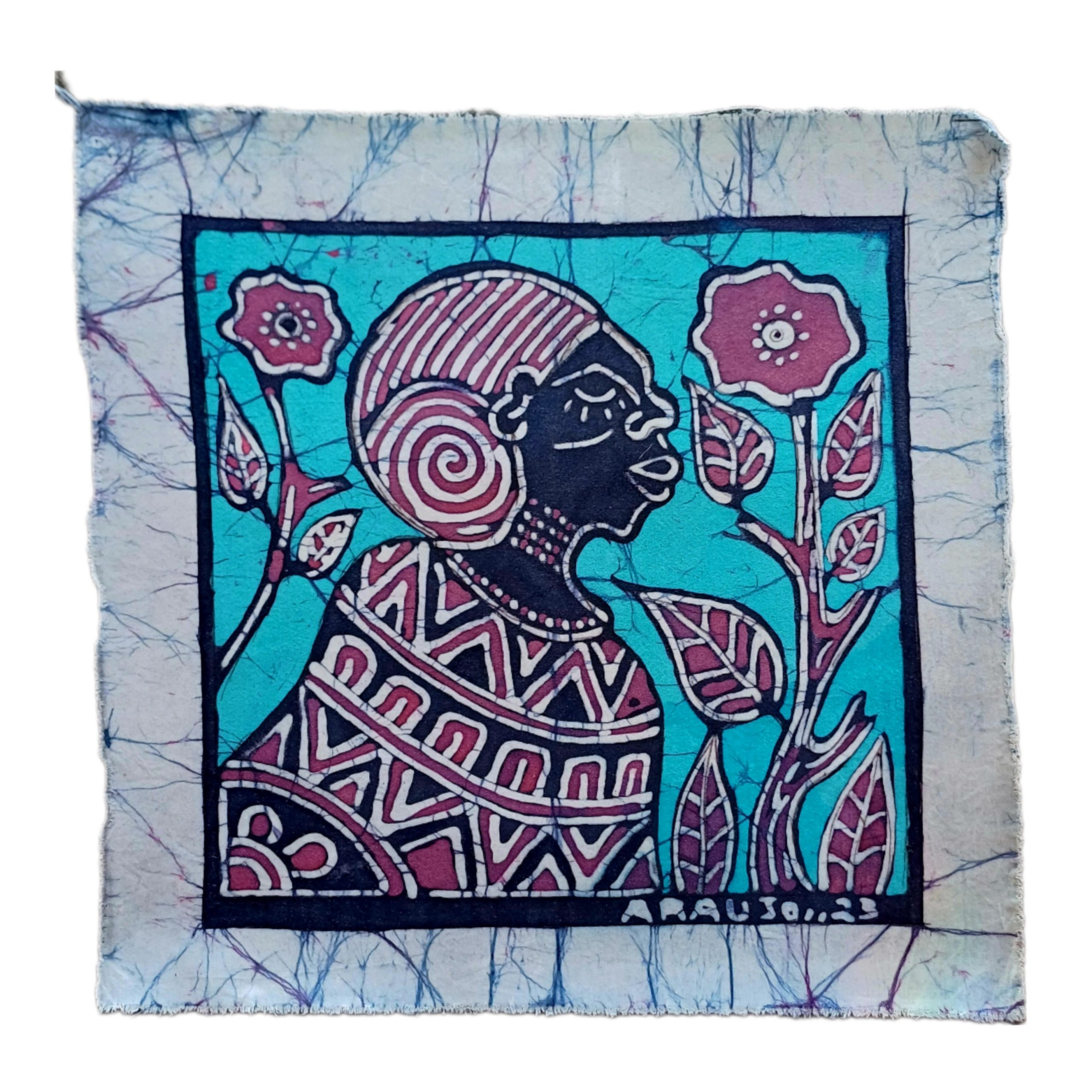 Batik Mozambique 30x30 Cara