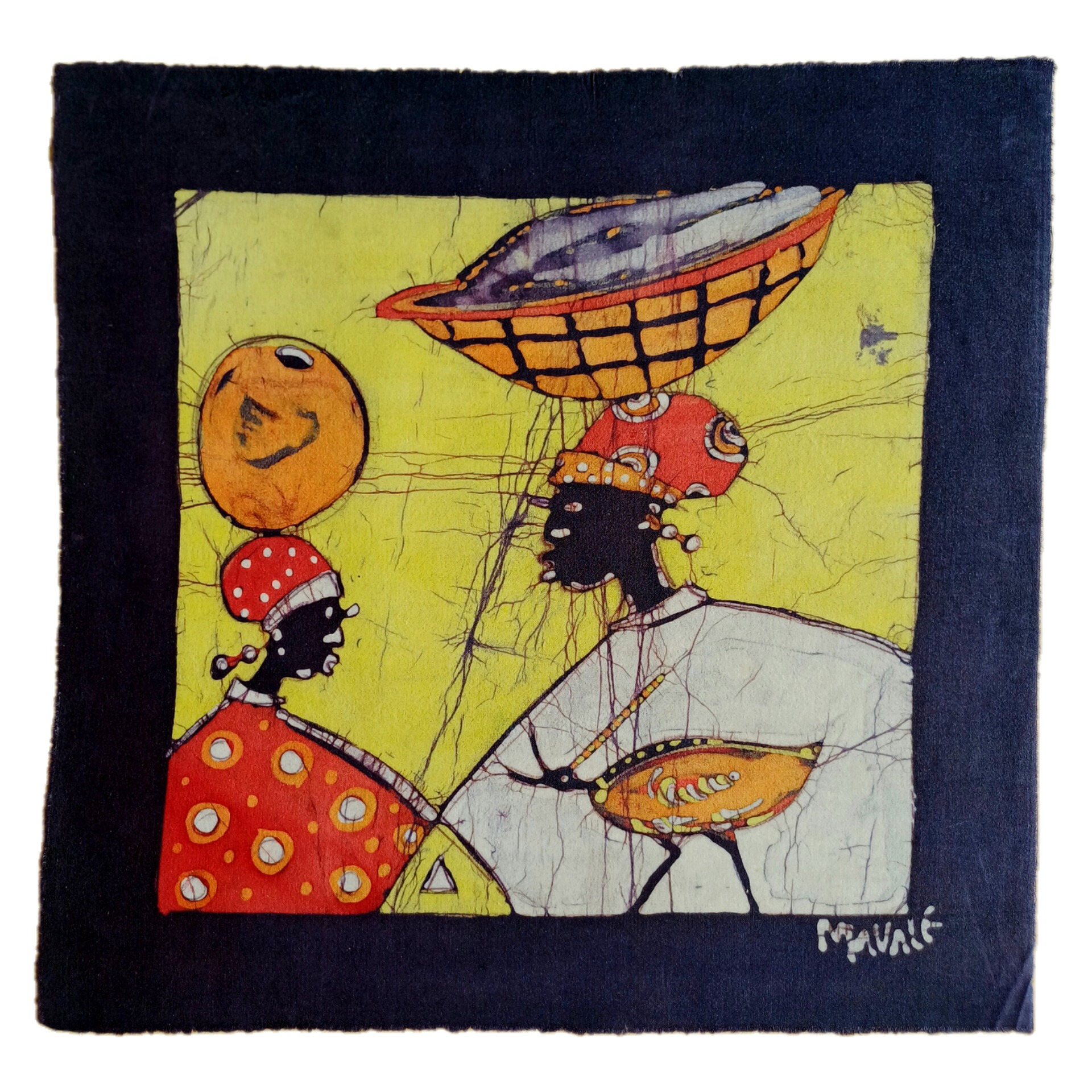 Batik Mozambique 40x40 Caras - Imagen 2