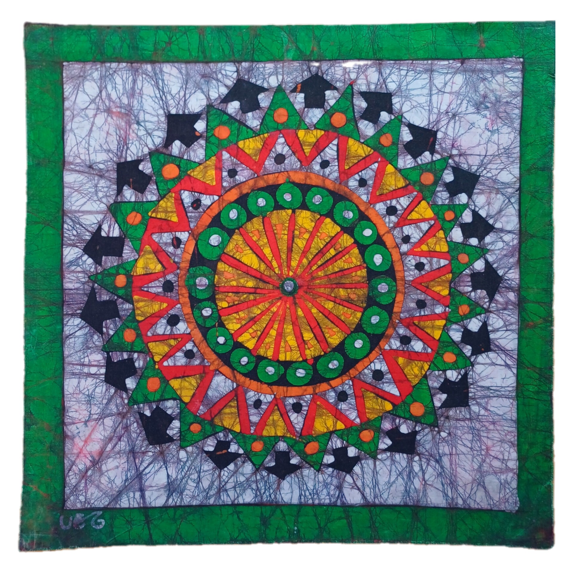 Batik Mozambique 70x70 mandala - Imagen 2