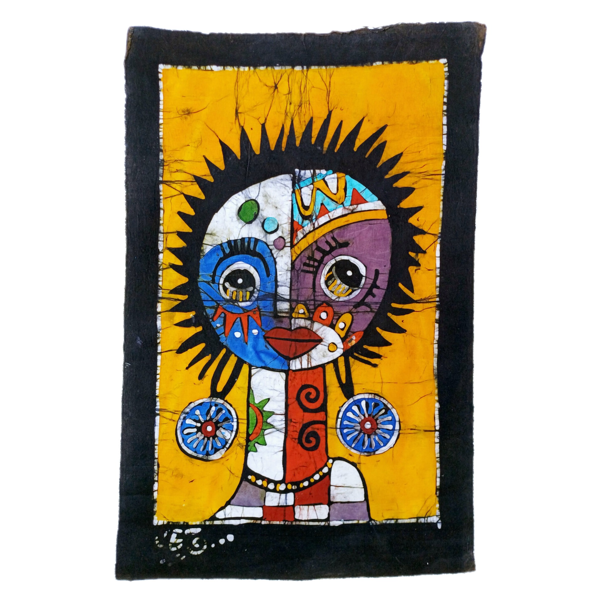 Batik Mozambique 50x75 Mascara - Imagen 2