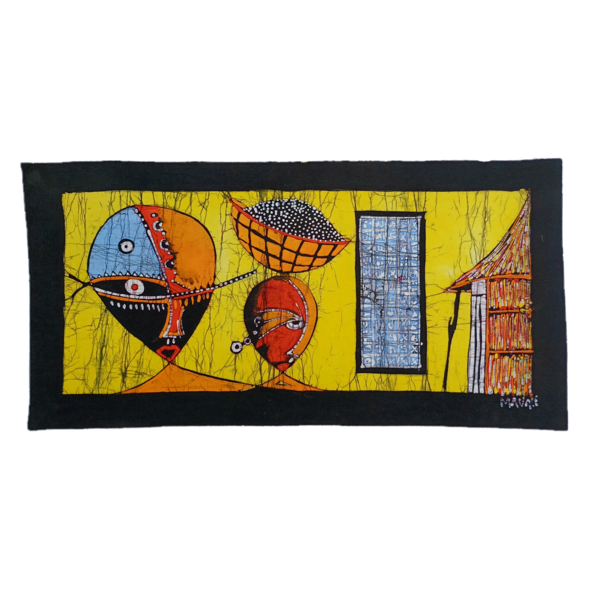 Batik Mozambique 80x40 Mascaras Especial