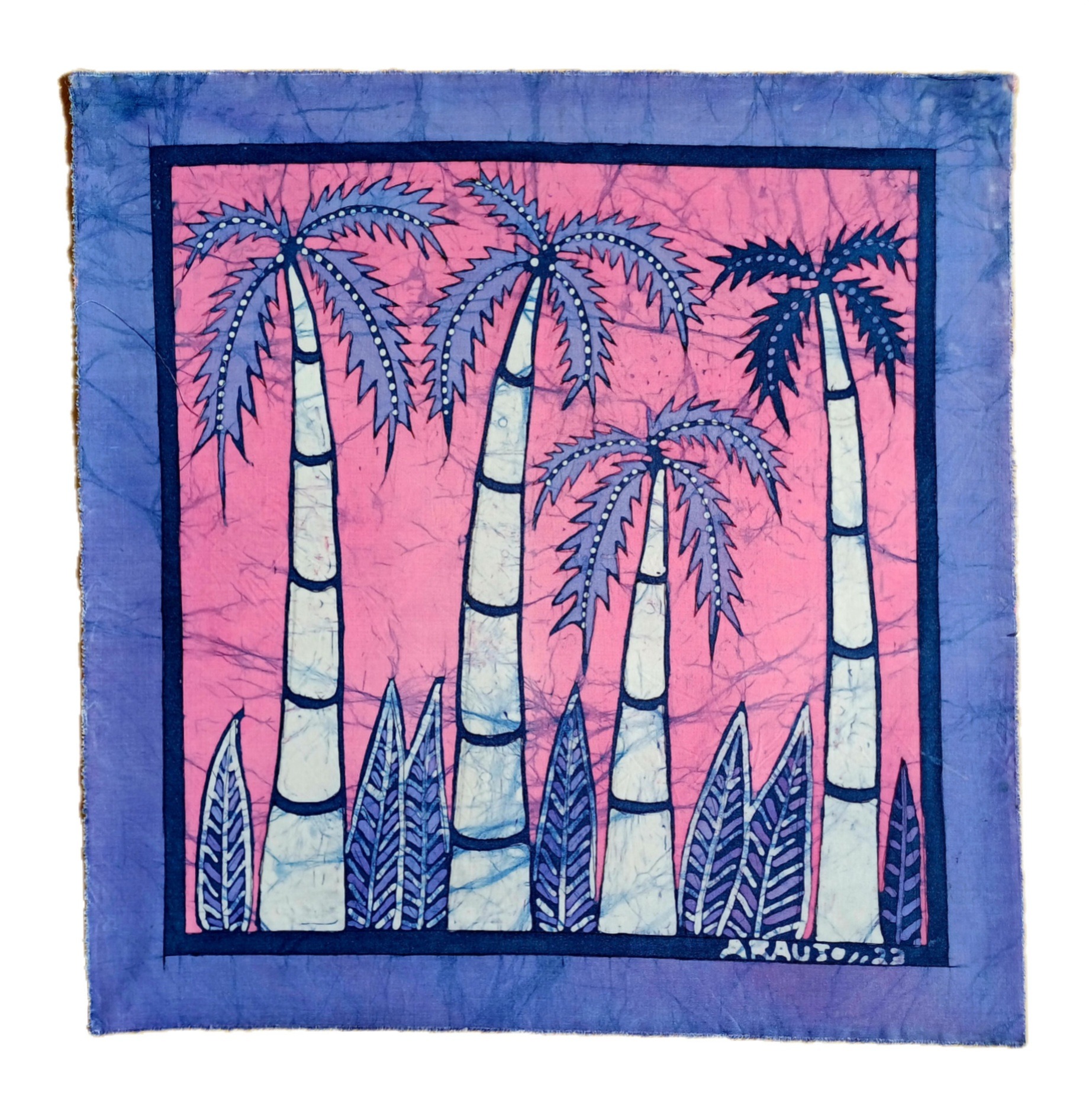 Batik Mozambique 50x50 vegetación - Imagen 2